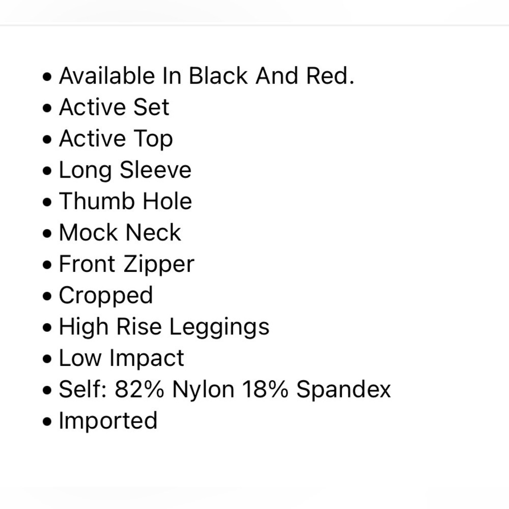 Fashion Nova 3X Amalie Active set Red - Picture 4 of 4